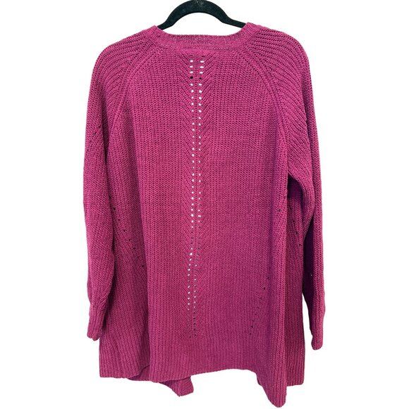 Members Mark Chenille Open Front Cardigan Sweater Size XL Long Sleeve Cozy Knit - Picture 4 of 8